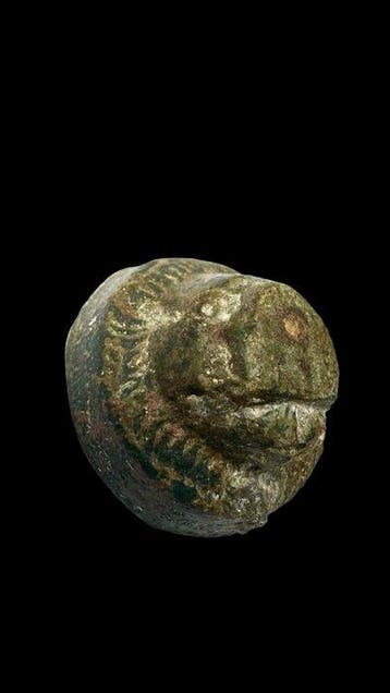 Oud-Romeins Brons phallera in de vorm van een