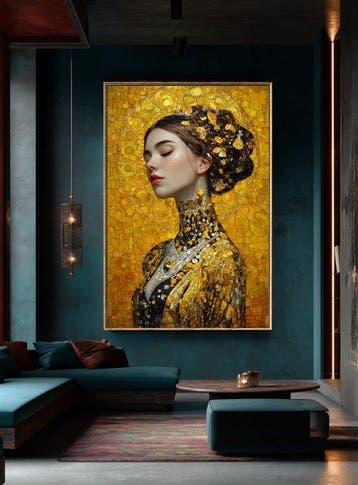 Mrs Art Prime - Pride and Prejudice in Klimt Style #4