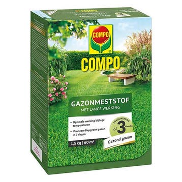 Gazonmest | Compo | 1.5 kg (60 m², Lang werkend), Verzenden, Nieuw