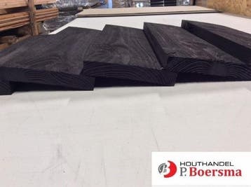 Potdekselplank - Douglas - Goedkoop - Zwart - Geimpregneerd, Tuin en Terras, Palen, Balken en Planken, Nieuw, 250 cm of meer, Planken