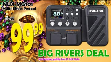 NUX MG101 Multi Effect | Music Department, Ophalen of Verzenden, Nieuw, Distortion, Overdrive of Fuzz