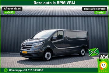 Renault Trafic L2H1 | Financial Lease voor 389 p/mnd, Stof, Gebruikt, Overige carrosserieën, 360° camera