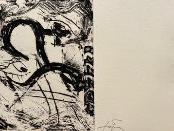 Antoni Tapies (1923-2012) - Ce que je vous dis est 3 fois