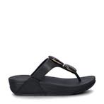 Fitflop Lulu Marbled Stone slippers voor dames, Kleding | Dames, Schoenen, Slippers, Verzenden, Zwart, Nieuw