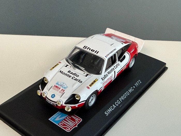 IXO 1:43 - Model raceauto - Simca CG MC 2200 Spider #1 3rd, Hobby en Vrije tijd, Modelauto's | 1:5 tot 1:12