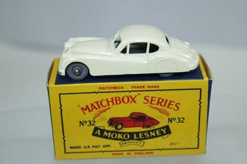 Matchbox 1:64 - Modelauto - Matchbox MB32a Jaguar XK 140 GPW, Nieuw