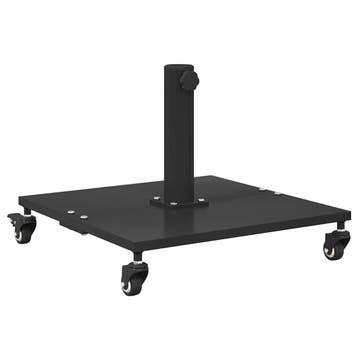 vidaXL Parasolvoet 26.8 kg Zwart Vierkant Verstelbaar, Tuin en Terras, Verzenden, Nieuw, Minder dan 1 meter, Parasolvoet