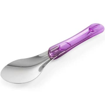 IJsschep/-Spatel | RVS/Kunststof | Paars | Handvat | 260mm, Verzenden, Nieuw in verpakking