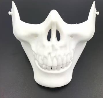 Horror Masker  Wit, Ophalen of Verzenden, Nieuw