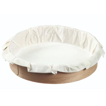 HoM Bakring Hout met Bakpapier Ø20x4cm 300st.**, Verzenden, Nieuw