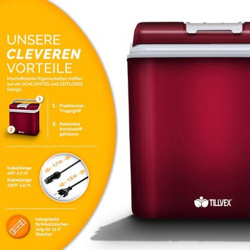 Koelbox Elektrisch – 12V en 230 volt - Coolbox - Frigobox -, Caravans en Kamperen, Koelboxen, Verzenden, Zo goed als nieuw