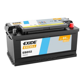 Exide Excell accu | EB852 | 12V 85Ah, Ophalen of Verzenden, Nieuw