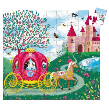 Djeco puzzel Elises Carriage - 54  van €13,99 voor €11,90, Ophalen of Verzenden, Nieuw
