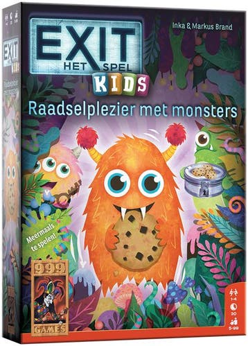EXIT - Kids Raadselplezier met Monsters | 999 Games -, Verzenden, Nieuw