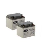 Landport (LP) 2x EVX12-53 AGM / GEL / Carbon accus 12 volt, Caravans en Kamperen, Caravan accessoires, Ophalen of Verzenden, Nieuw