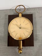 Wandklok - Jaz - Messing, Hout, Glas - 1970-1980 -
