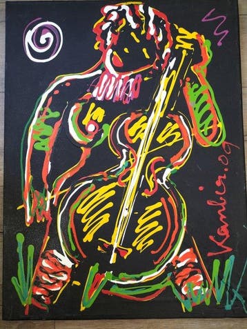 Jacob Kanbier (1949-2020) - Cello woman