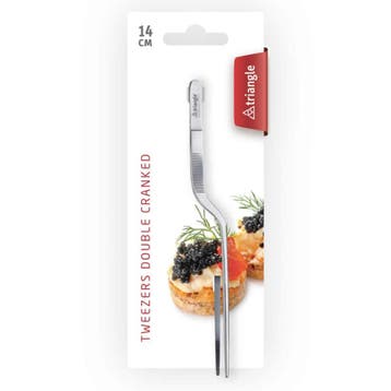 Triangle Professioneel Pincet 14 cm – Dubbele Knik – RVS, Ophalen of Verzenden, Nieuw