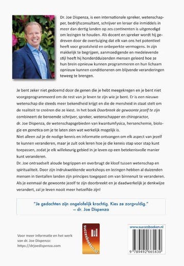 Doorbreek de gewoonte jezelf te zijn 9789492665430, Verzenden, Gelezen, Dr. Joe Dispenza