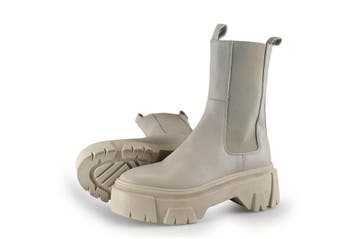 Sacha Chelsea boots in maat 37 Wit, Kleding | Dames, Schoenen, Verzenden, Wit, Overige typen, Zo goed als nieuw