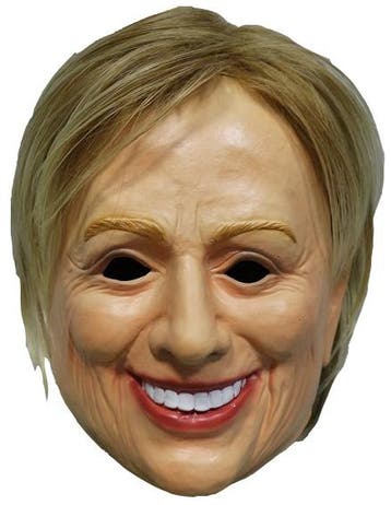 Hillary Clinton masker (vrouwenmasker met blond haar), Verzenden, Nieuw