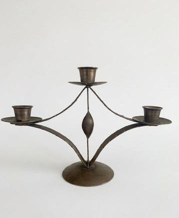 Artisan Made | Cepelia - Kaarsenstandaard met oor - Legering