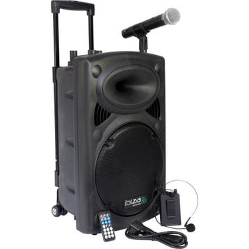 Ibiza Sound PORT12VHF-BT Mobiele Luidspreker Box 700W, Verzenden, Nieuw, Overige typen, Overige merken