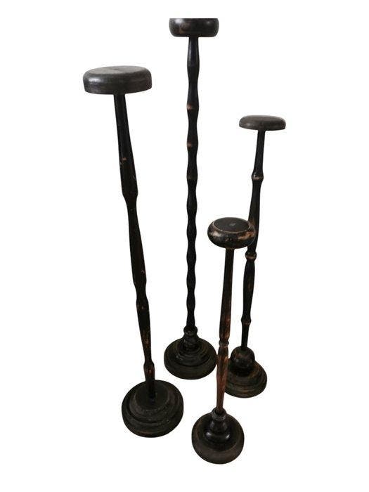 Standaard (4) - Hout - Franse hoedenstandaars, Antiek en Kunst, Antiek | Overige Antiek