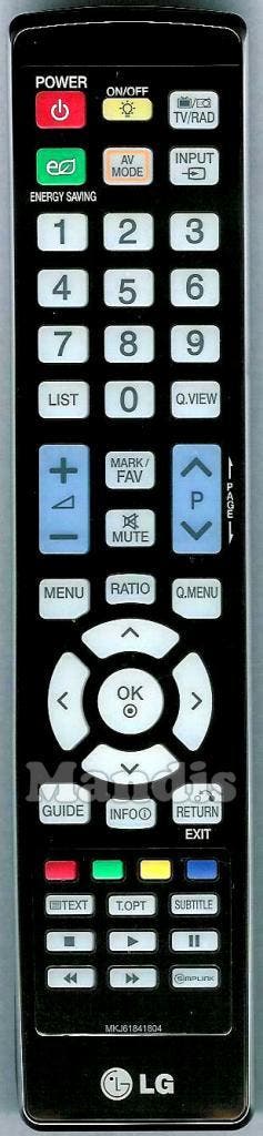 Afstandsbediening LG MKJ61841804, Audio, Tv en Foto, Afstandsbedieningen, Origineel, Nieuw, Ophalen of Verzenden