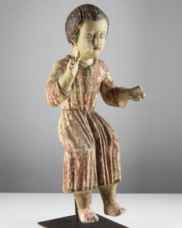 18th century - sculptuur, Christ Child - 37 cm - Hout