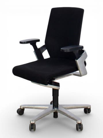 Wilkhahn ON174/7, gestoffeerd- zwart, Ophalen of Verzenden, Ergonomisch, Gebruikt