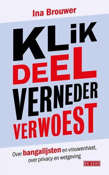 Klik, deel, verneder, verwoest, Ophalen of Verzenden, Nieuw
