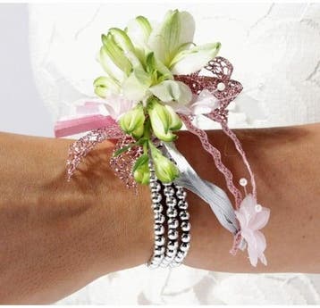 Corsage polscorsage delicate kids zilver smalle polsen 3-8, Ophalen of Verzenden, Nieuw