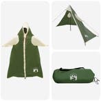 vidaXL 2-in-1 Regen Poncho met Kap Groen 262 x 126 x 130 cm, Verzenden, Nieuw, Tot en met 2