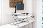 2dekans | Vantage Flexdesk PC Werkplaats – Zit/Sta Bureau, Ophalen of Verzenden, Zo goed als nieuw