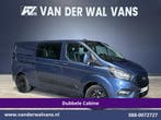 Ford Transit Custom | 2.0 TDCI 131pk L2H1 Dubbele Cabine, Gebruikt, Euro 6, Blauw, Dealer onderhouden