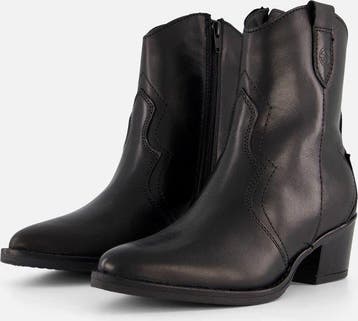 Tamaris Cowboylaarzen zwart Leer - Dames - Maat 36, Kleding | Dames, Schoenen, Verzenden, Nieuw