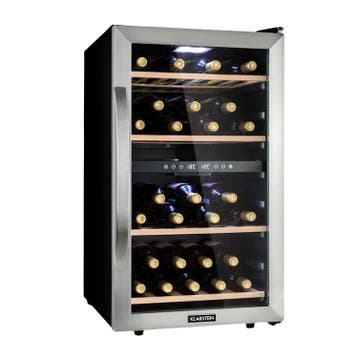 Wijnklimaatkast wijnkoeler dubbel zone vrijstaand Vinamour, Witgoed en Apparatuur, Koelkasten en IJskasten, Minder dan 85 cm, 100 tot 150 liter