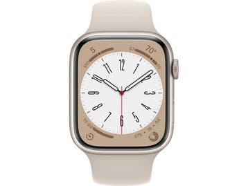 Apple Watch Series 8 - 4G - ECG - 41mm - Sterrenlicht, Sieraden, Tassen en Uiterlijk, Smartwatches, Verzenden, Zo goed als nieuw