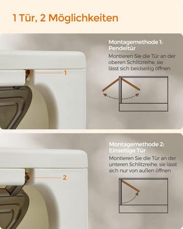 Kattenbak - kattentoilet met deksel - 50x40x34 cm -, Dieren en Toebehoren, Verzenden, Nieuw