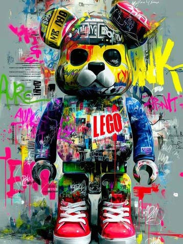 IPR Graph - El oso urbano. Bearbrick, Nieuw