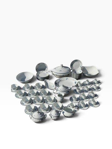 Richard Ginori - Tafelservies voor 12 (80) - Porselein -
