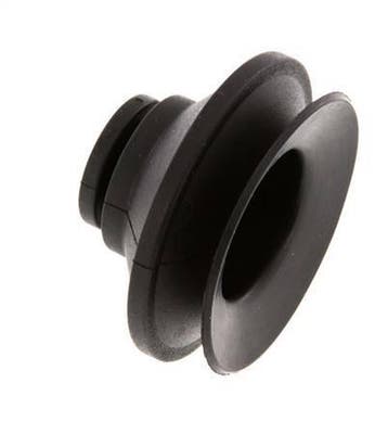 42 Mm Bellows Cr Zwarte Vacuüm Zuignap Slag 9 Mm, Verzenden, Nieuw