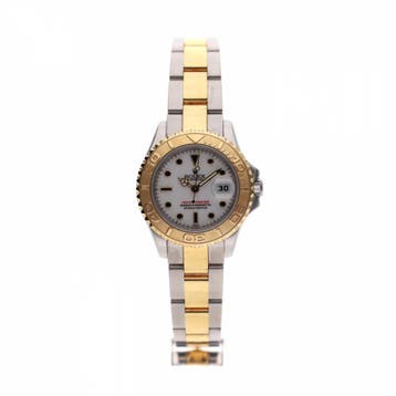 Rolex Yacht-Master Ladies 29mm 69623; Automatisch Dames H..., Overige merken, Overige materialen, Ophalen of Verzenden, Zo goed als nieuw