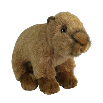 Nature Planet capybara knuffel - pluche - bruin - 18 cm, Verzenden, Nieuw