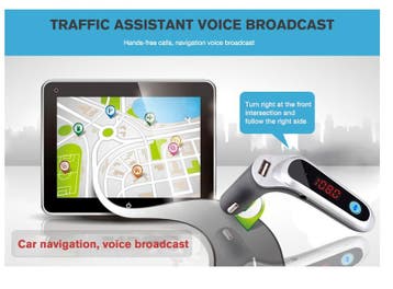 DrPhone FM7 Bluetooth FM Transmitter Auto – Handsfree Carkit, Auto diversen, Verzenden, Nieuw