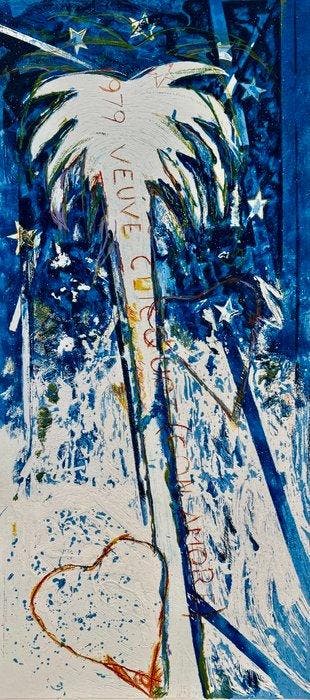 Mario Schifano (1934-1998) - Veuve Clicquot (Con Amore)