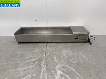 RVS Kovu Opzetvitrine Opzet koelvitrine saladiere 5 x 1/3 en, Zakelijke goederen, Horeca | Keukenapparatuur, Ophalen of Verzenden