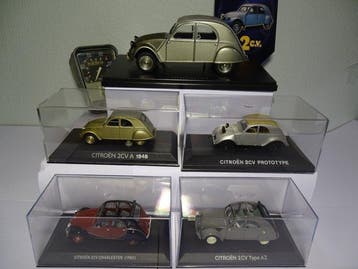 Norev, andere 1:43 - Modelauto (6) - Citroën 2CV A, Nieuw