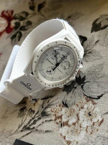 Omega x Swatch - Omega Swatch Bioceramic Moonswatch Full, Nieuw